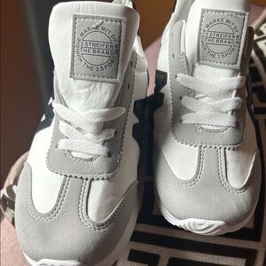 Women’s White and Gray and black Sneakers